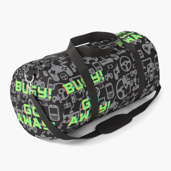 Item preview, BUSY, GO AWAY, GAMING IS LIFE, designed and sold by R B Chrystal.