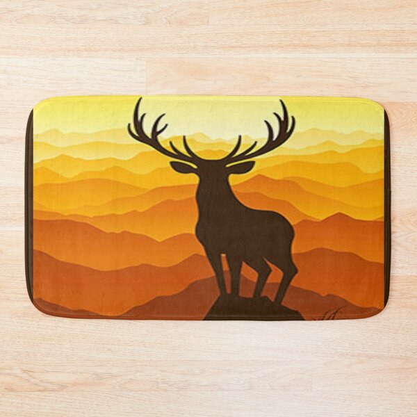 Item preview, Deer on the top of the mountain designed and sold by LoredanaOleinic.