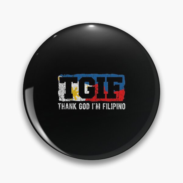 Item preview, TGIF Thank God I'm Filipino Vintage Filipino Flag designed and sold by FilipinoMerch.