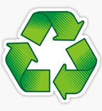 Recycling symbol Sticker
