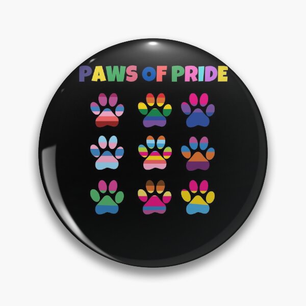 Item preview, Paws of Pride cute rainbow pride cat and dog paws gift designed and sold by TrendingTees4u.