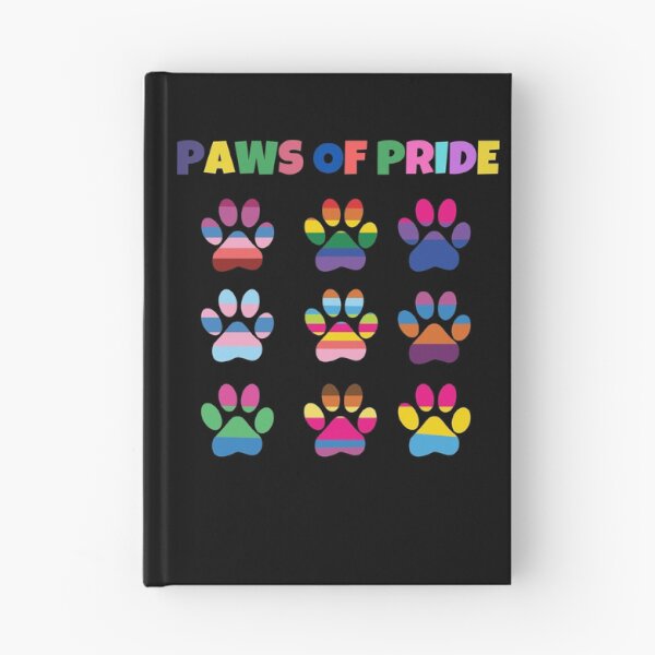 Item preview, Paws of Pride cute rainbow pride cat and dog paws gift designed and sold by TrendingTees4u.