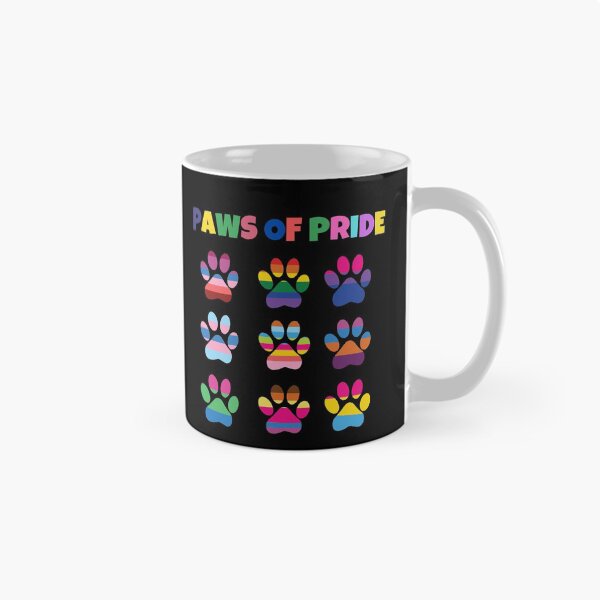 Item preview, Paws of Pride cute rainbow pride cat and dog paws gift designed and sold by TrendingTees4u.
