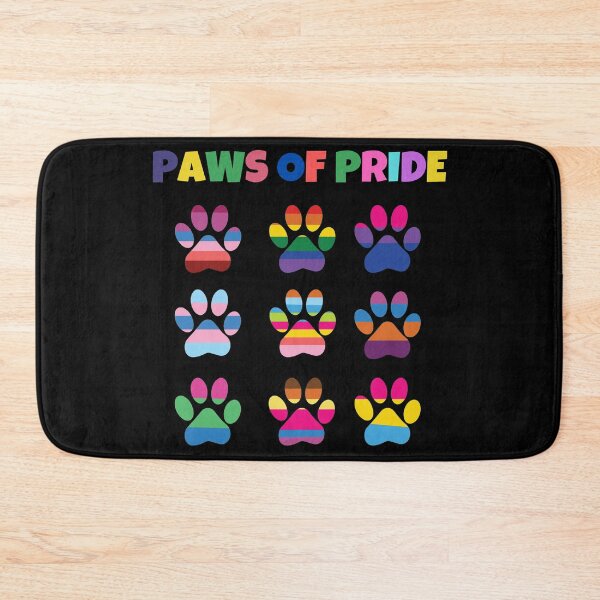 Item preview, Paws of Pride cute rainbow pride cat and dog paws gift designed and sold by TrendingTees4u.
