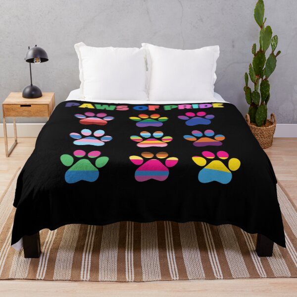 Item preview, Paws of Pride cute rainbow pride cat and dog paws gift designed and sold by TrendingTees4u.