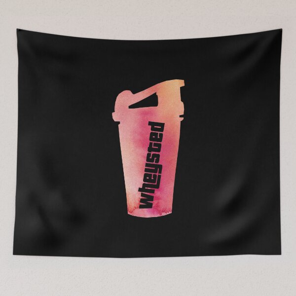 Item preview, Wheysted Shaker - Whey Protein Shake - Red designed and sold by ArqDezines.