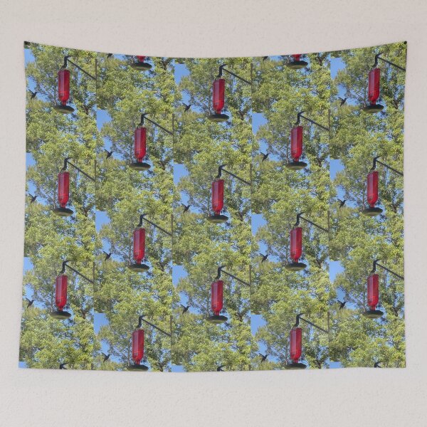 Item preview, Dueling Hummingbirds in Springtime  designed and sold by Mariann Moritz.