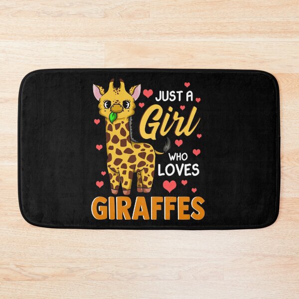 Item preview, Just A Girl Who Loves Giraffes Cute & Funny Fluffy designed and sold by perfectpresents.