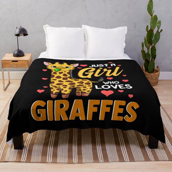 Item preview, Just A Girl Who Loves Giraffes Cute & Funny Fluffy designed and sold by perfectpresents.
