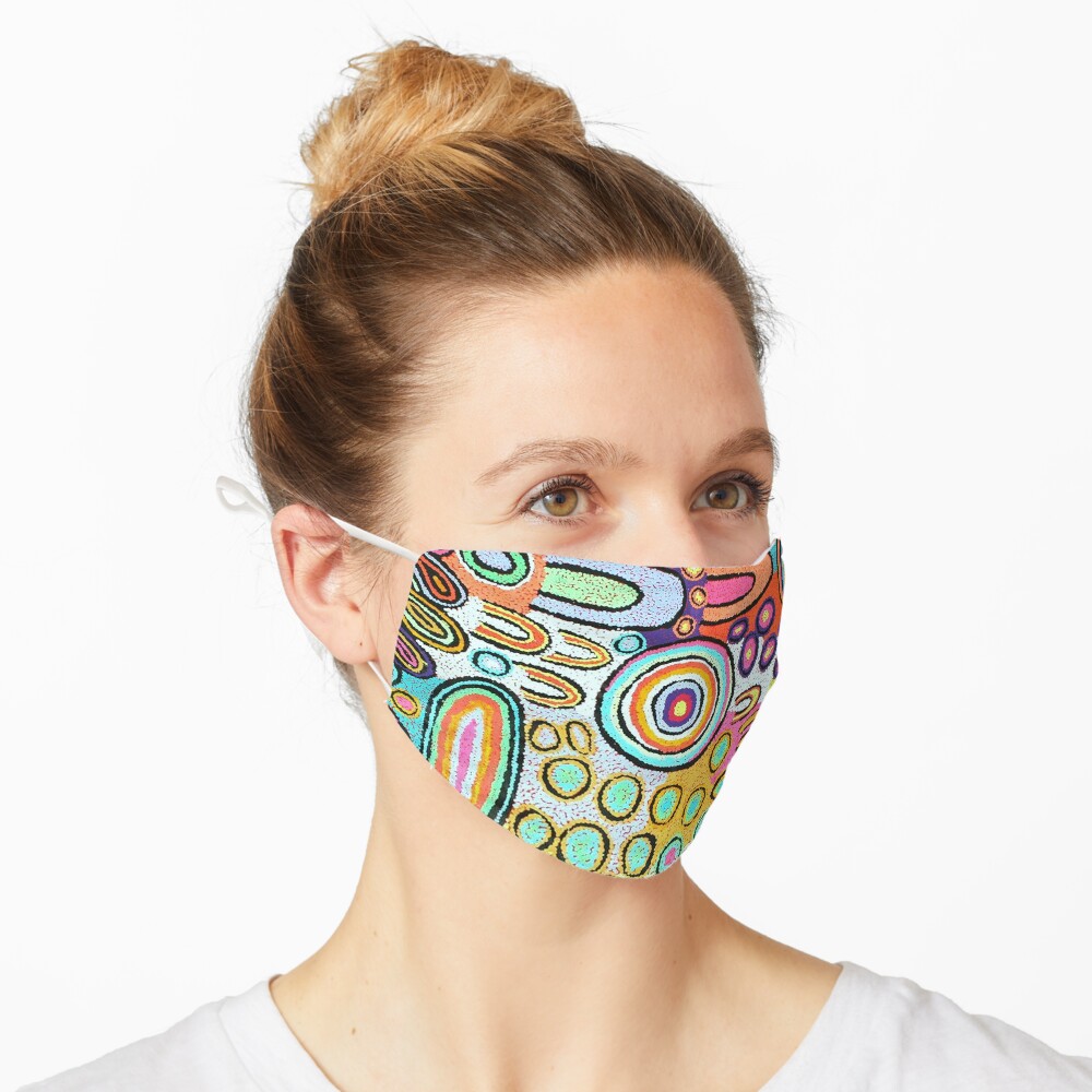 "australian aboriginal art" Mask by mozax | Redbubble