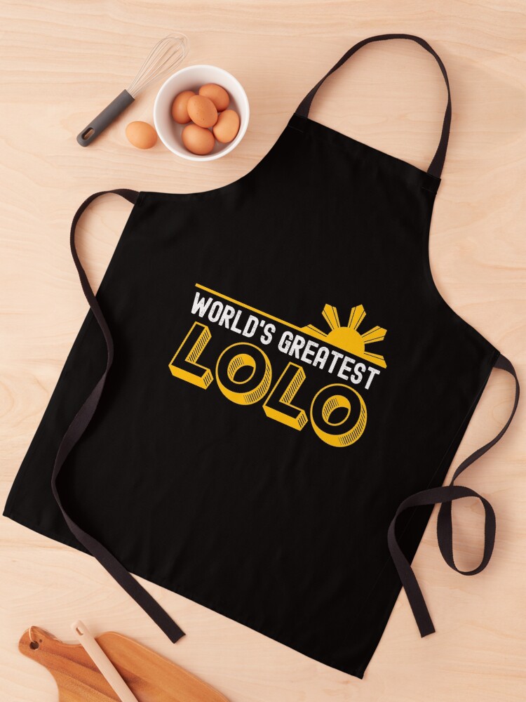 World's Greatest Lolo Grandfather Filipino Adjustable Apron