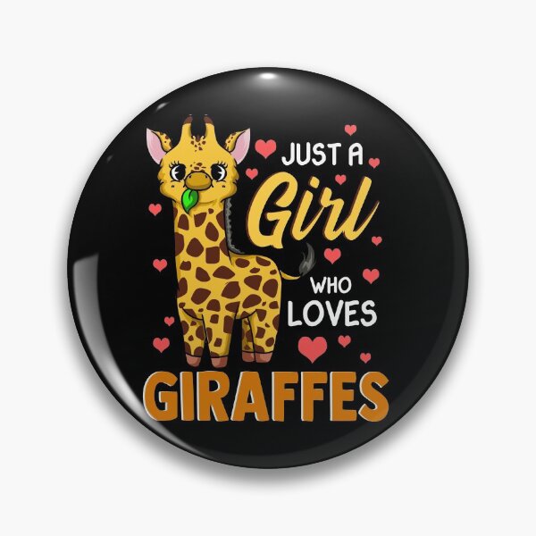 Item preview, Just A Girl Who Loves Giraffes Cute & Funny Fluffy designed and sold by perfectpresents.