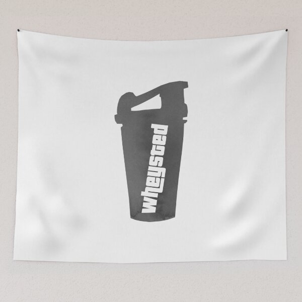 Item preview, Wheysted Shaker - Whey Protein Shake - Black designed and sold by ArqDezines.