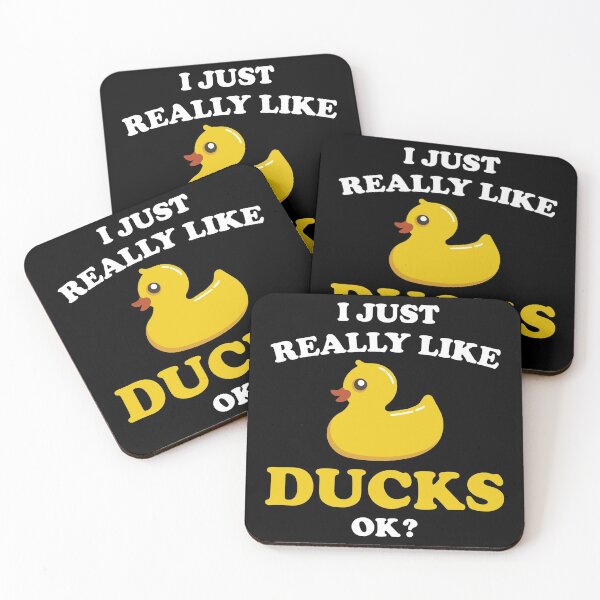 Item preview, I Just Really Like Ducks Ok Funny Gift designed and sold by 24FAHSION.