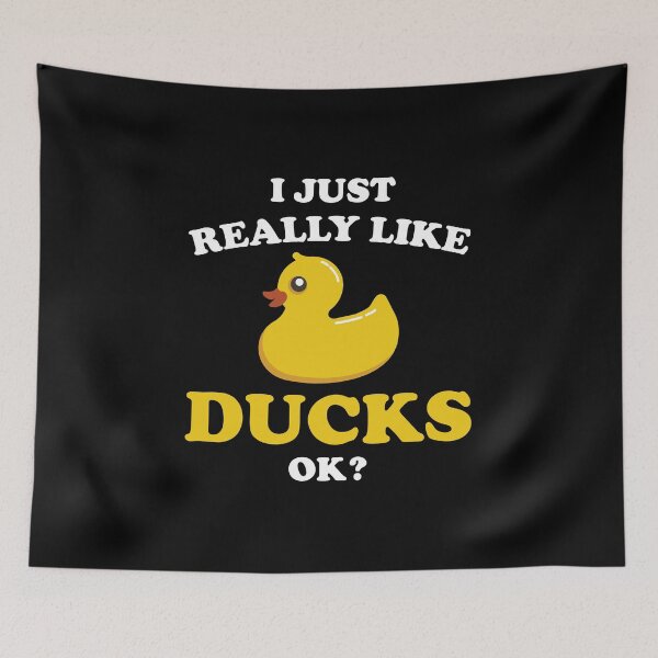 Item preview, I Just Really Like Ducks Ok Funny Gift designed and sold by 24FAHSION.