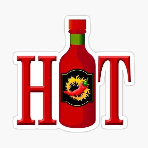 “Hot Sauce Bottle” Sticker for Sale by sifis | Redbubble