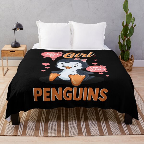 Item preview, Cute Just A Girl Who Loves Penguins Obsessed Women designed and sold by perfectpresents.