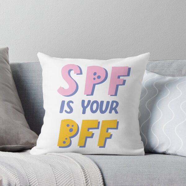 Item preview, SPF if your BFF skincare quote designed and sold by DOTthings.