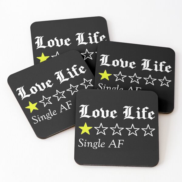 Item preview, Love Life 1 Star Rating Single AF designed and sold by everyspender.