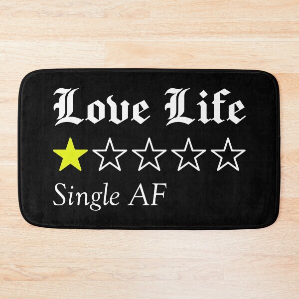 Item preview, Love Life 1 Star Rating Single AF designed and sold by everyspender.