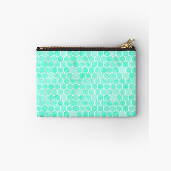 Item preview, Green Hexagon/Honeycomb Pattern - White designed and sold by VvdVenDesign.