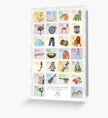 The Little Linguist's Alphabet (English, Italian, German, French, Dutch, Portuguese) Greeting Card