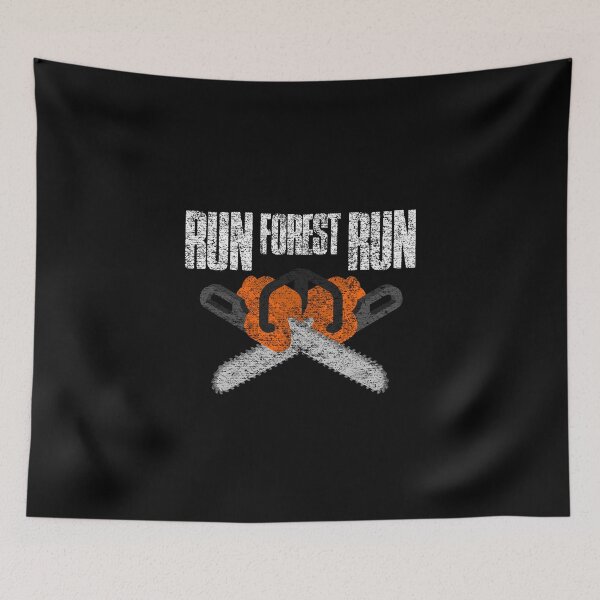 Item preview, Run Forest Run - Chainsaw - Lumberjack - Woodcutter - Funny Humor designed and sold by WonderWear.