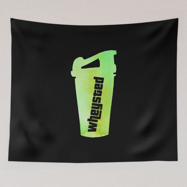 Item preview, Wheysted Shaker - Whey Protein Shake - Green designed and sold by ArqDezines.
