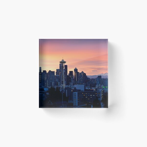 Item preview, Creamsicle Sunrise in Seattle designed and sold by Lien  Titus.