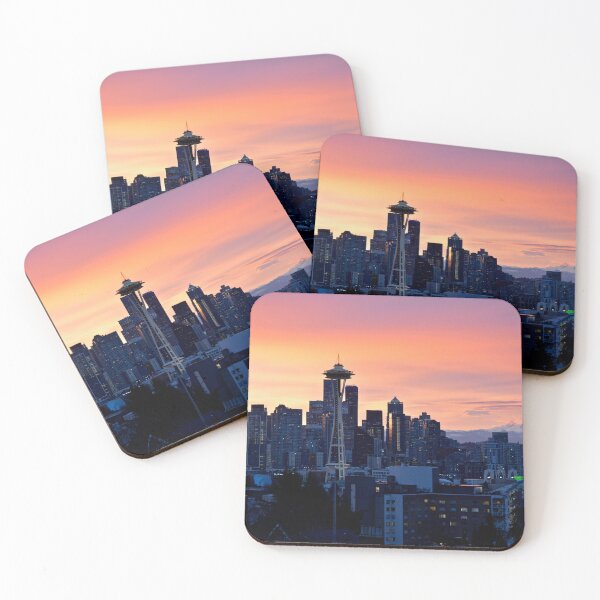 Item preview, Creamsicle Sunrise in Seattle designed and sold by Lien  Titus.