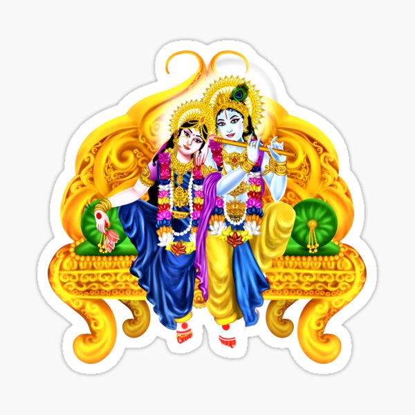 "krishna" Sticker by CTixier1 Redbubble