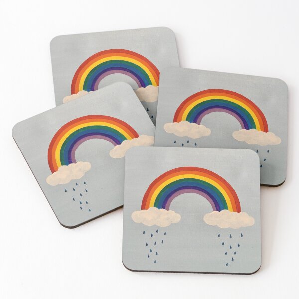 Item preview, Raining rainbow designed and sold by Barbara McKell.