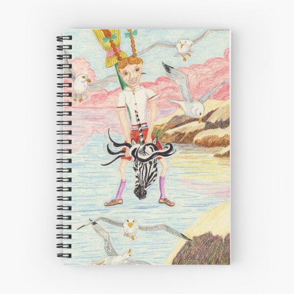 Item preview, Zebra Hobby Horse And The Race With The Seagulls designed and sold by pinkyjainpan.