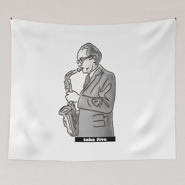 Item preview, The saxophonist plays take five designed and sold by Xdelacra.