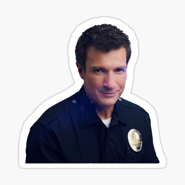 Nathan Fillion as The Rookie Sticker