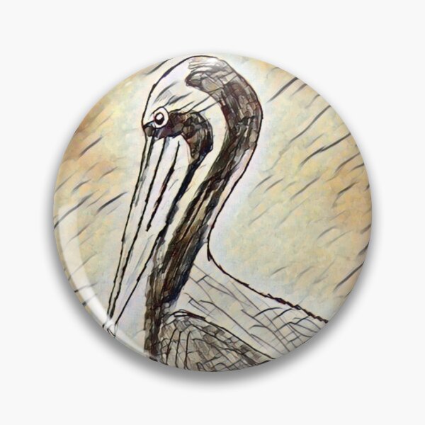 Item preview, Vintage pelican artistically designed designed and sold by Pelikancrazy.