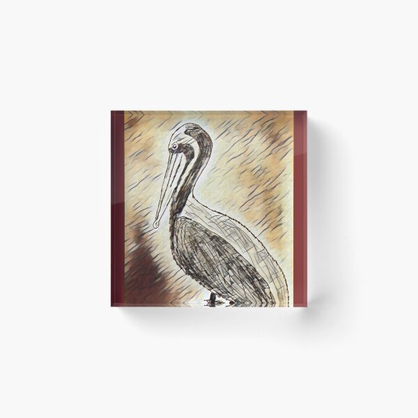 Item preview, Vintage pelican artistically designed designed and sold by Pelikancrazy.