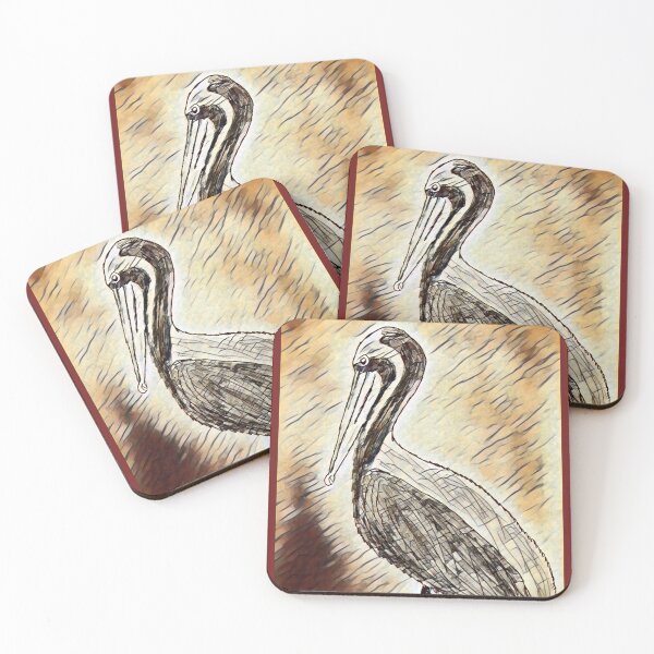 Item preview, Vintage pelican artistically designed designed and sold by Pelikancrazy.