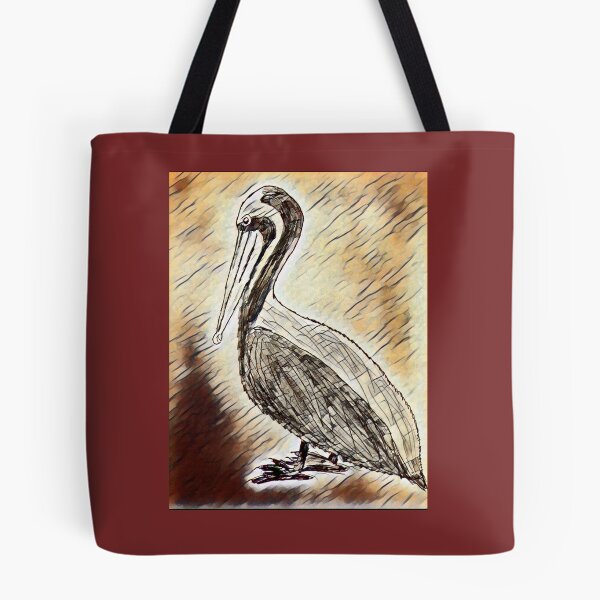 Item preview, Vintage pelican artistically designed designed and sold by Pelikancrazy.