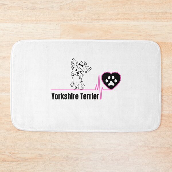 Item preview, Yorkshire terrier love heart designed and sold by umfhn.