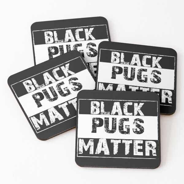 Item preview, Black Pugs Matter Black Pug Lovers designed and sold by Trendworld ⭐⭐⭐⭐⭐.
