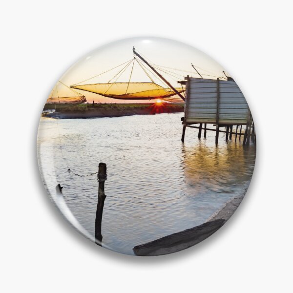 Item preview, Fresne fisheries between Bouin and Bourneuf en Retz in the Breton marshes designed and sold by RobArt-Photo.