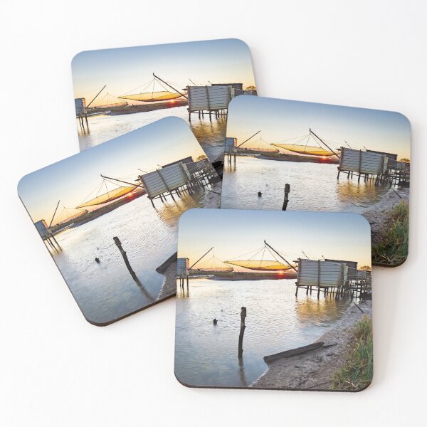 Item preview, Fresne fisheries between Bouin and Bourneuf en Retz in the Breton marshes designed and sold by RobArt-Photo.