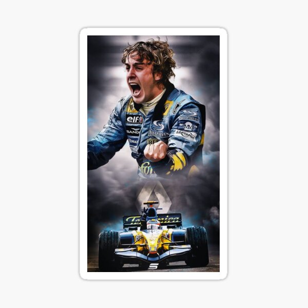 Fernando Alonso Pegatina