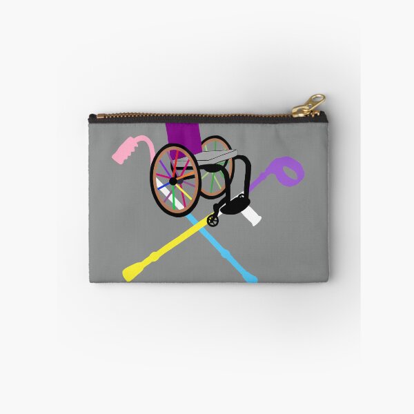 Item preview, Rainbow Wheelchair and Cross Crutches, Queer Cripple designed and sold by Quipplepunk.