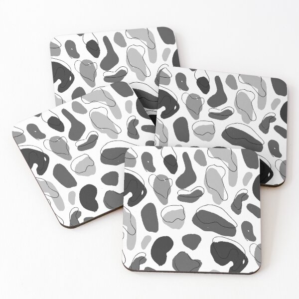 Item preview, Black and White Solid Color Pebbles designed and sold by Carolina Diaz.