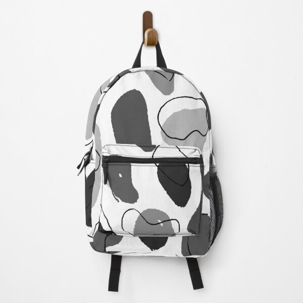 Item preview, Black and White Solid Color Pebbles designed and sold by Carolina Diaz.