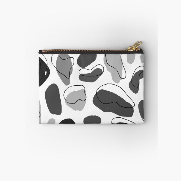 Item preview, Black and White Solid Color Pebbles designed and sold by Carolina Diaz.