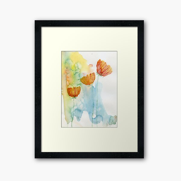 Daisies #12 – Daily painting #743 Framed Art Print
