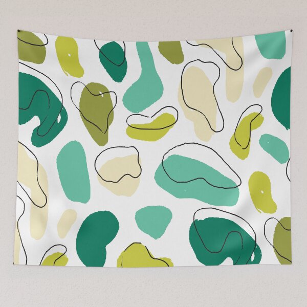 Item preview, Green Solid Color Pebbles designed and sold by Carolina Diaz.